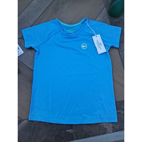 COPY - Girls VINEYARD VINES Performance Tee Shirt Large 14 Wicking - Picture 1 of 2